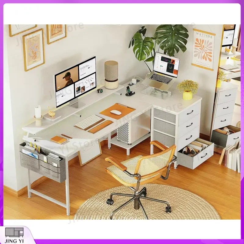 โต๊ะคอมพิวเตอร์รูปตัว L 160x80 - Office Furniture Outlet บทวิจารณ์และราคา