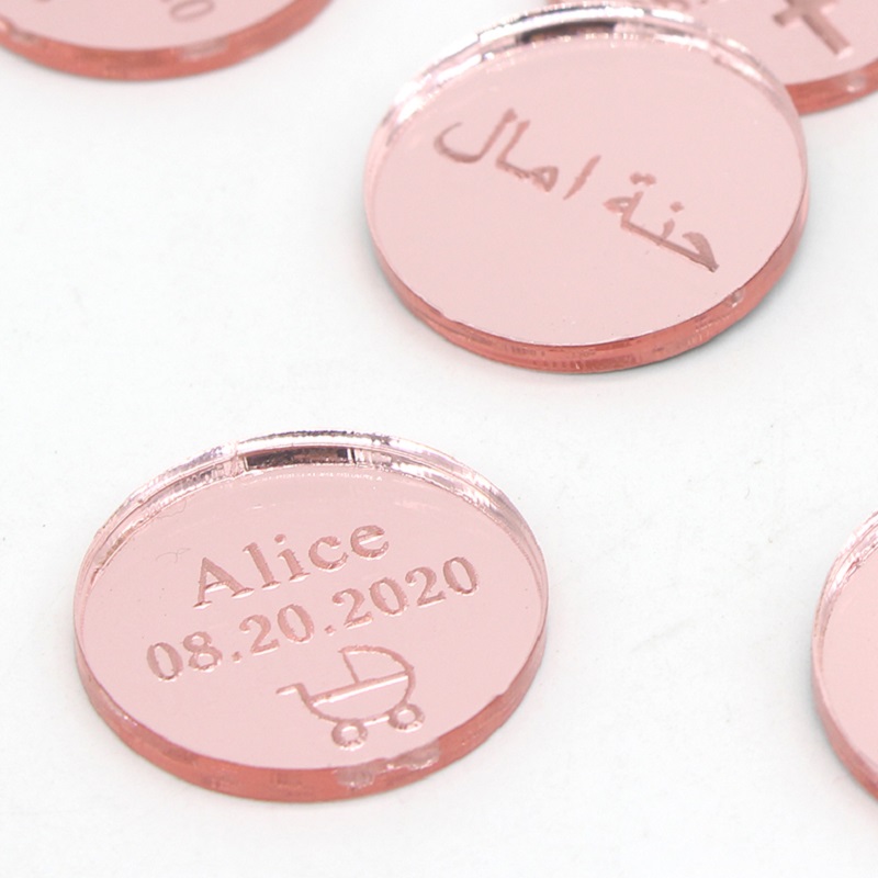 20/50/100Pcs ส่วนบุคคลโลโก้ชื่ - Conference Table Round บทวิจารณ์และราคา