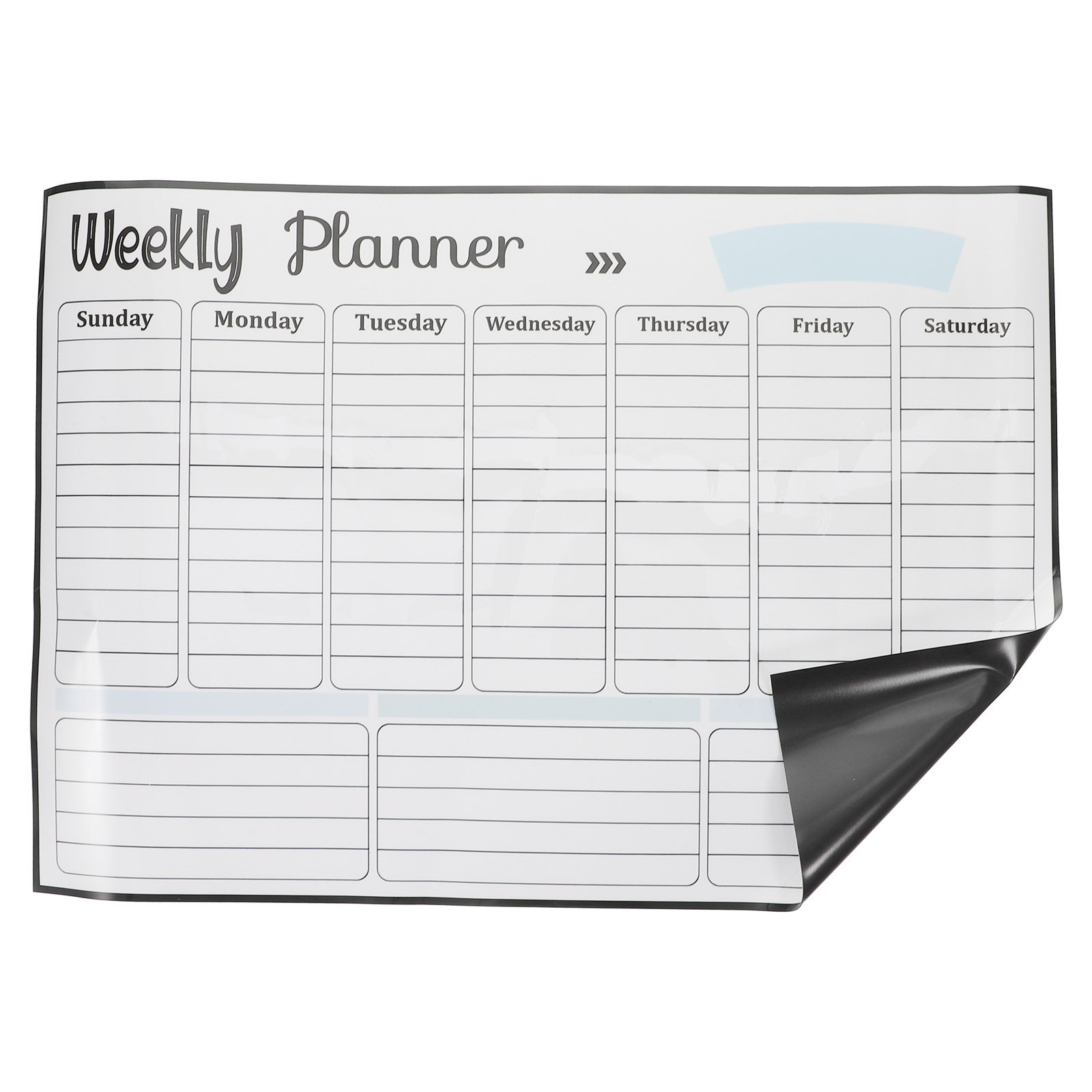 กระดานวางแผนแม่เหล็กแบบลบได้ ป - Dry Erase Weekly บทวิจารณ์และราคา
