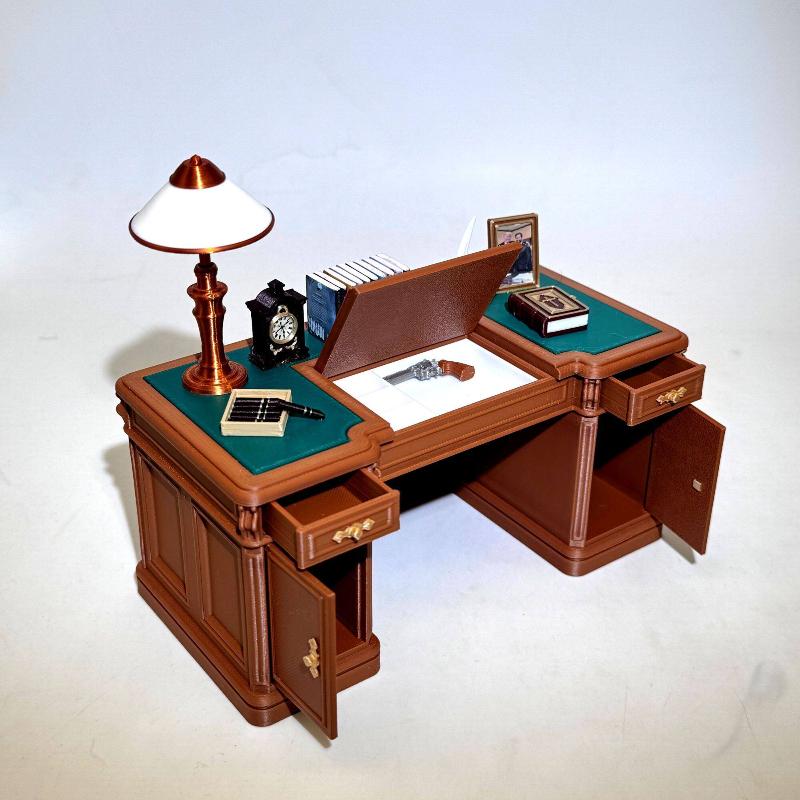 1:12 สเกลดอลล์เฮาส์ มินิ วินเท - Office Furniture Set บทวิจารณ์และราคา