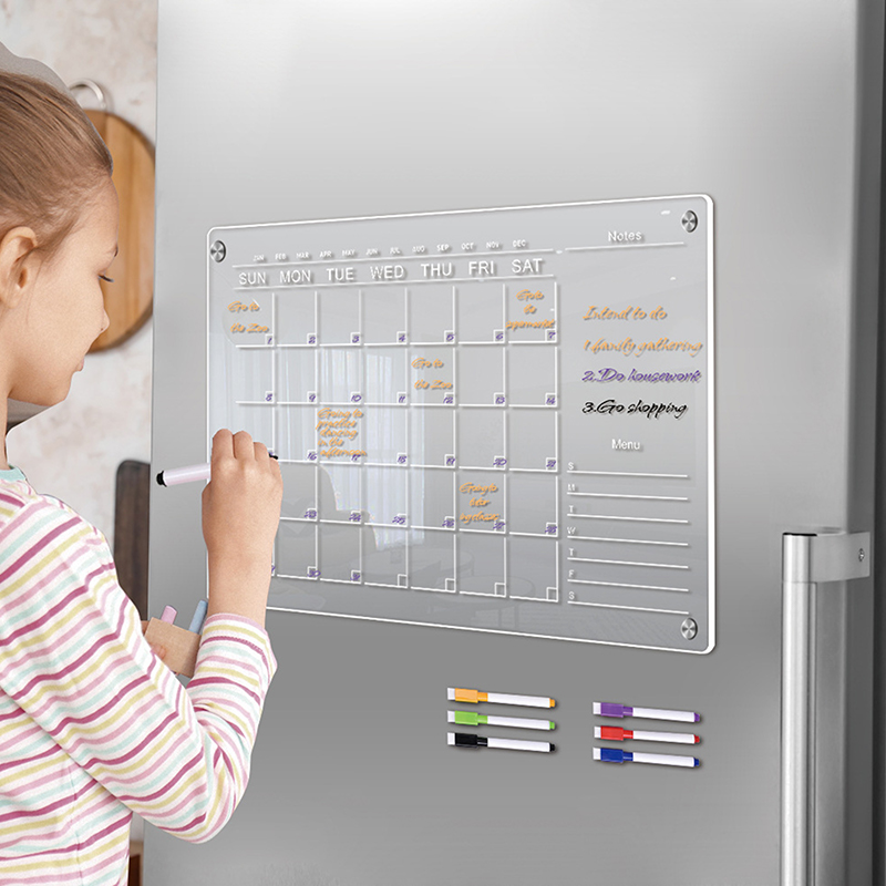 กระดานสติ๊กเกอร์แม่เหล็กติดตู้ - Dry Erase Weekly บทวิจารณ์และราคา