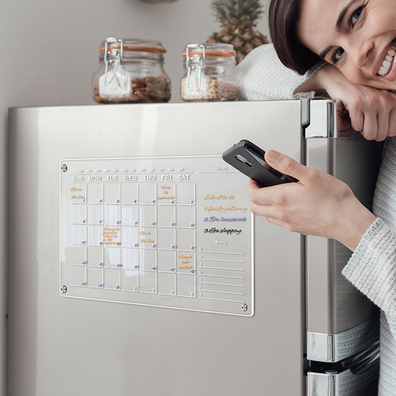 กระดานสติ๊กเกอร์แม่เหล็กติดตู้ - Dry Erase Weekly บทวิจารณ์และราคา