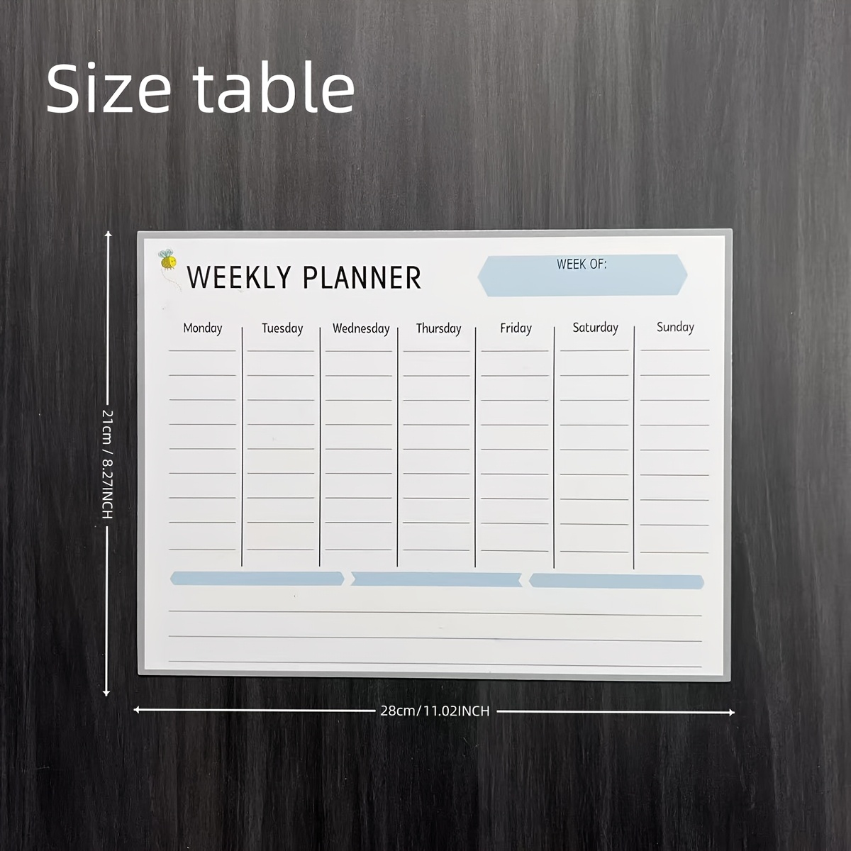 กระดานวางแผนรายสัปดาห์แบบแม่เห - Dry Erase Weekly บทวิจารณ์และราคา