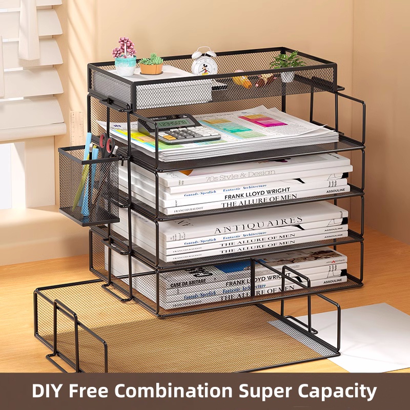 สํานักงาน A4 กระดาษโต๊ะ Organi - Desktop Filing Tray บทวิจารณ์และราคา
