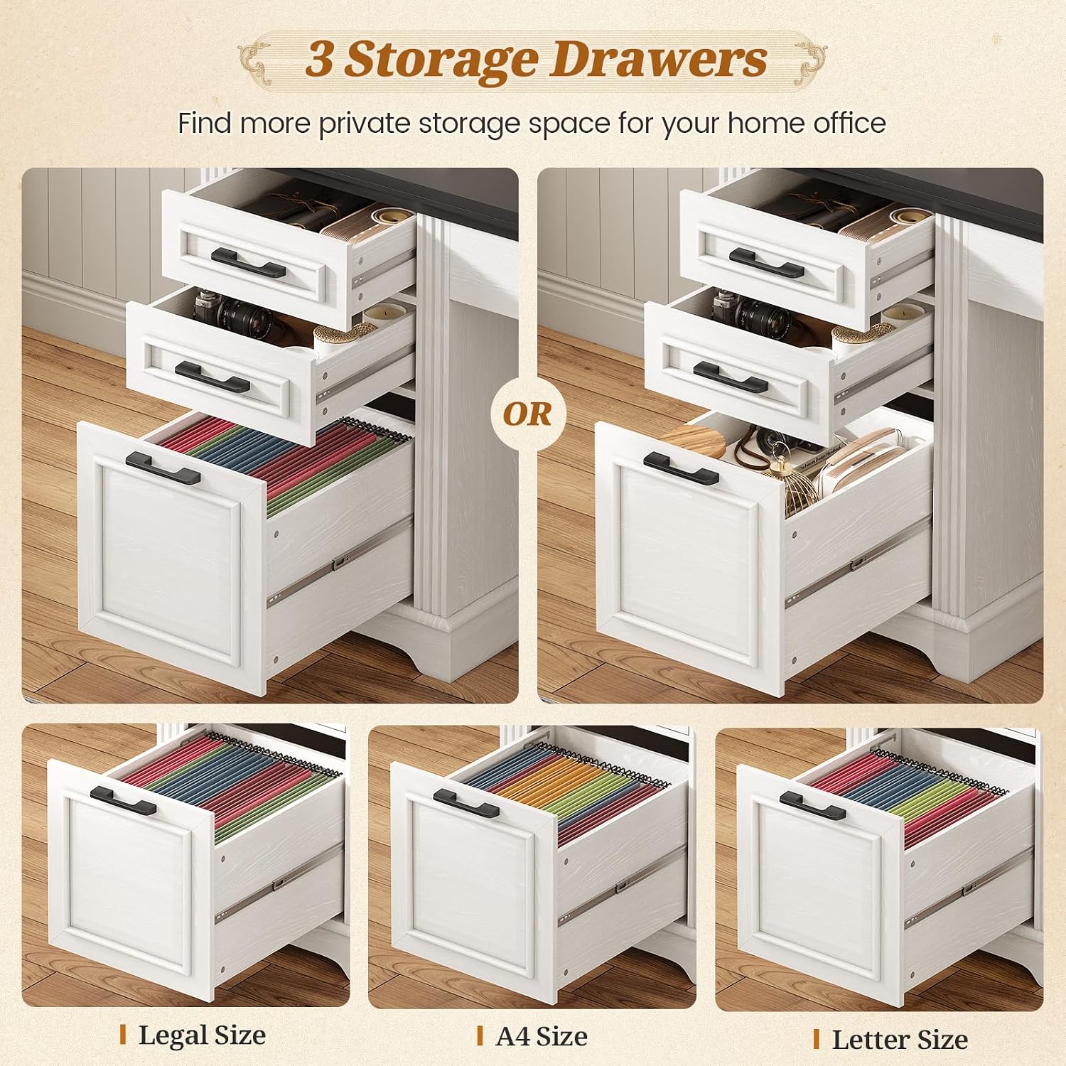 โต๊ะทำงานรูปตัว L พร้อมตู้เก็บ - Office Furniture Outlet บทวิจารณ์และราคา