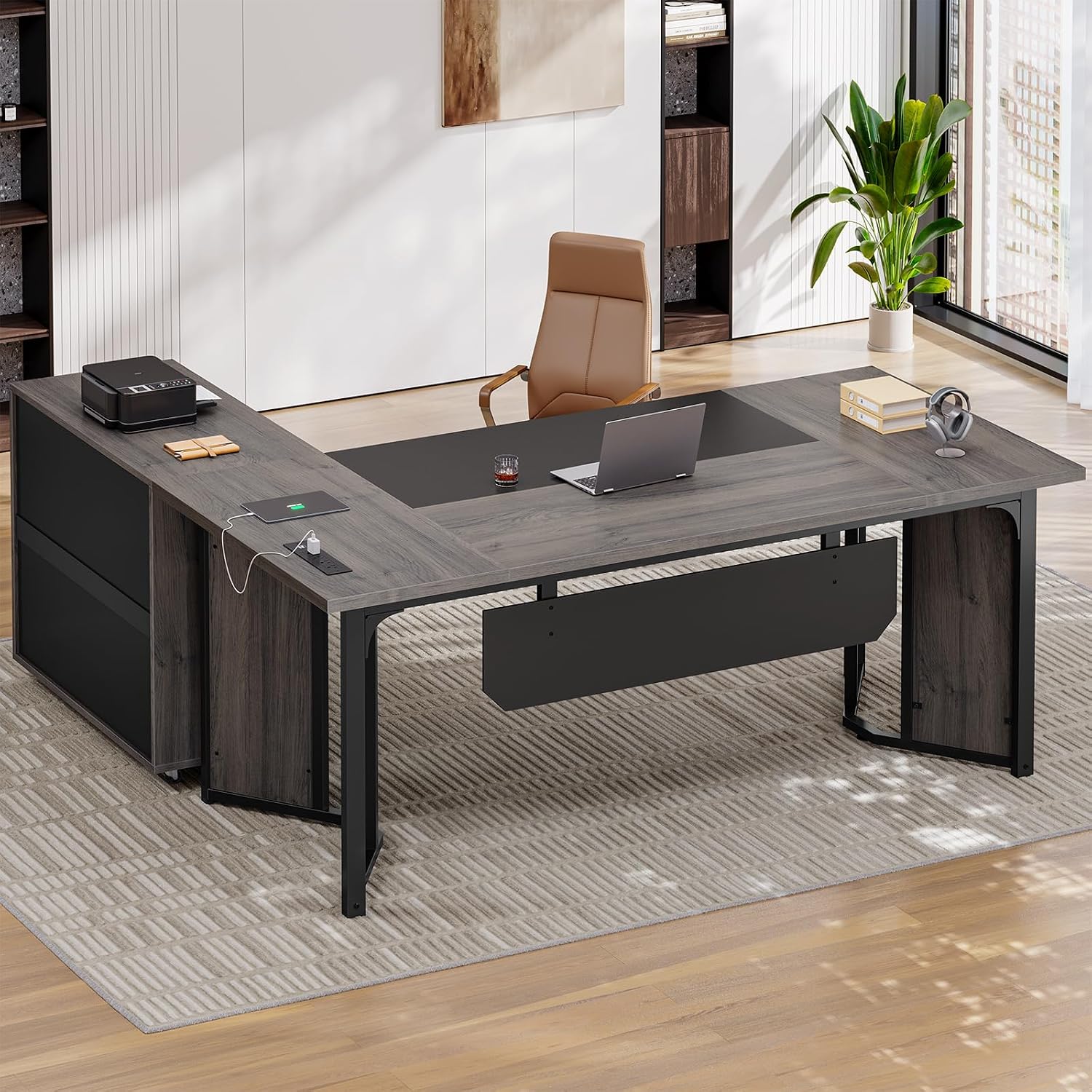 โต๊ะทำงานผู้บริหารขนาด 63 นิ้ว - Office Furniture Outlet บทวิจารณ์และราคา
