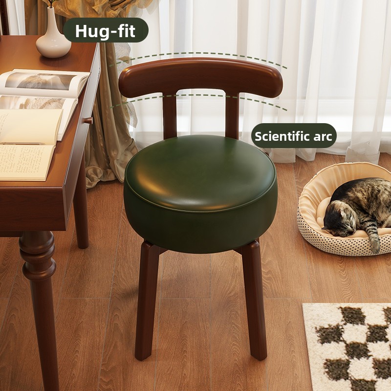เก้าอี้แต่งตัวไม้เนื้อแข็งแบบห - Office Furniture And Desks บทวิจารณ์และราคา