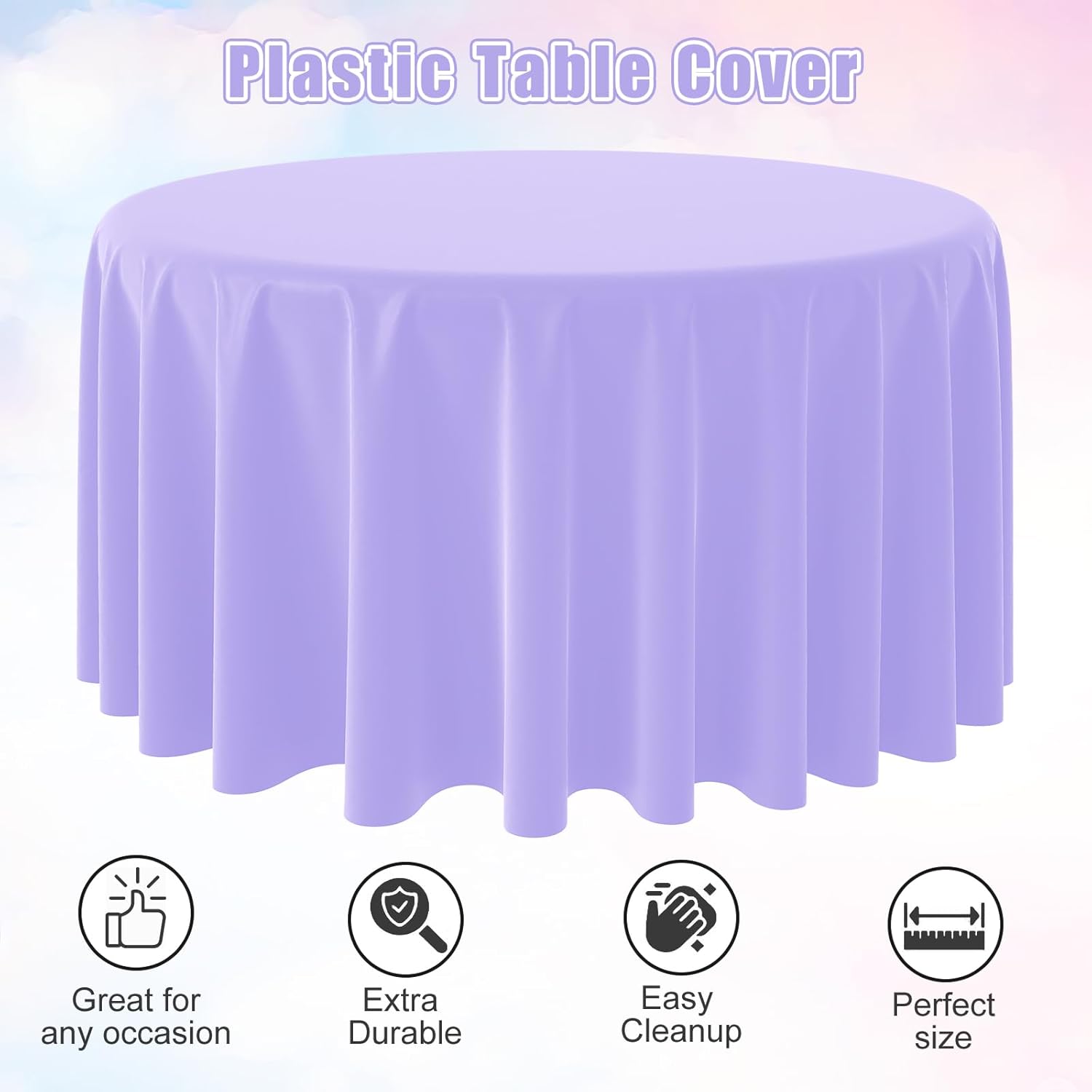 ผ้าปูโต๊ะสีทึบทรงกลมแบบใช้แล้ว - Conference Table Round บทวิจารณ์และราคา