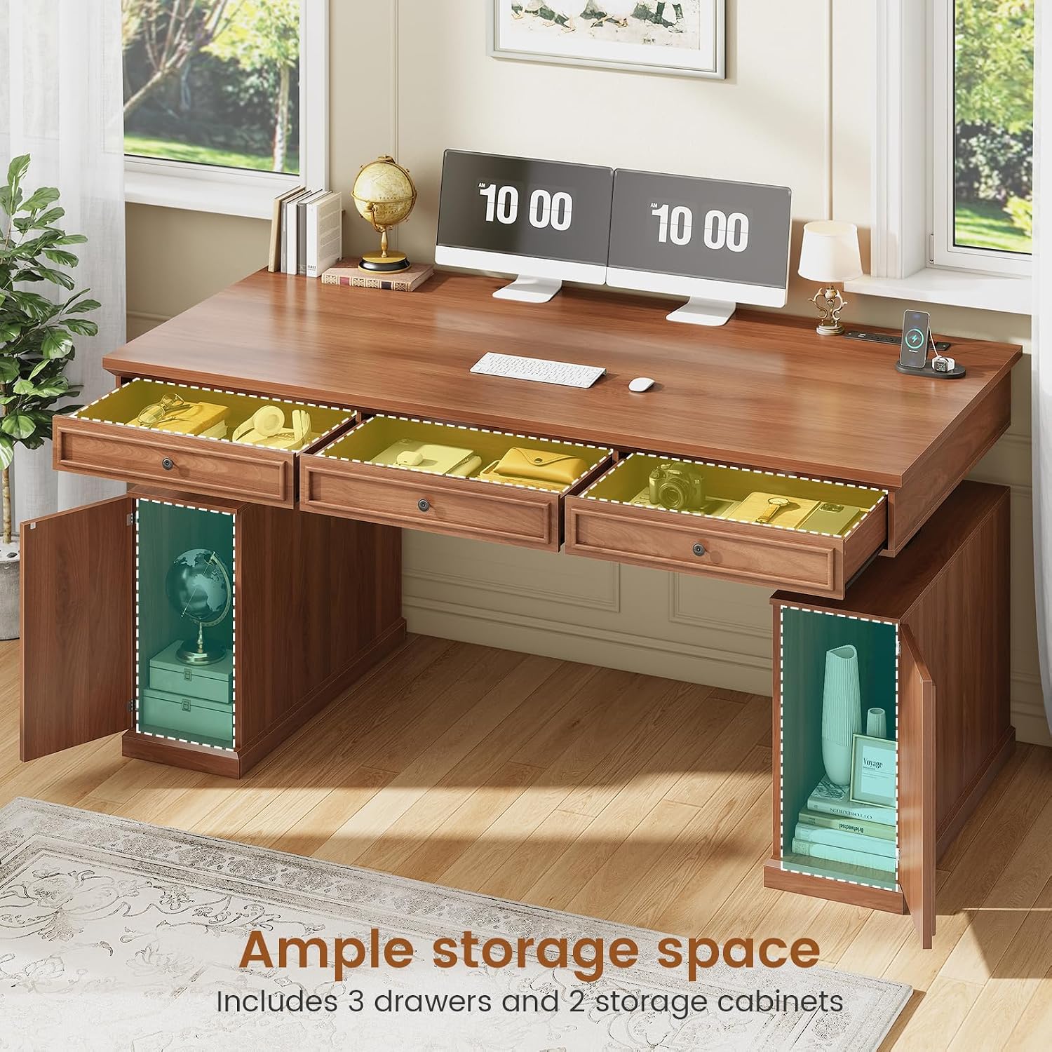 โต๊ะทำงานไฟฟ้าแบบยืนสไตล์ฟาร์ม - Office Furniture Outlet บทวิจารณ์และราคา