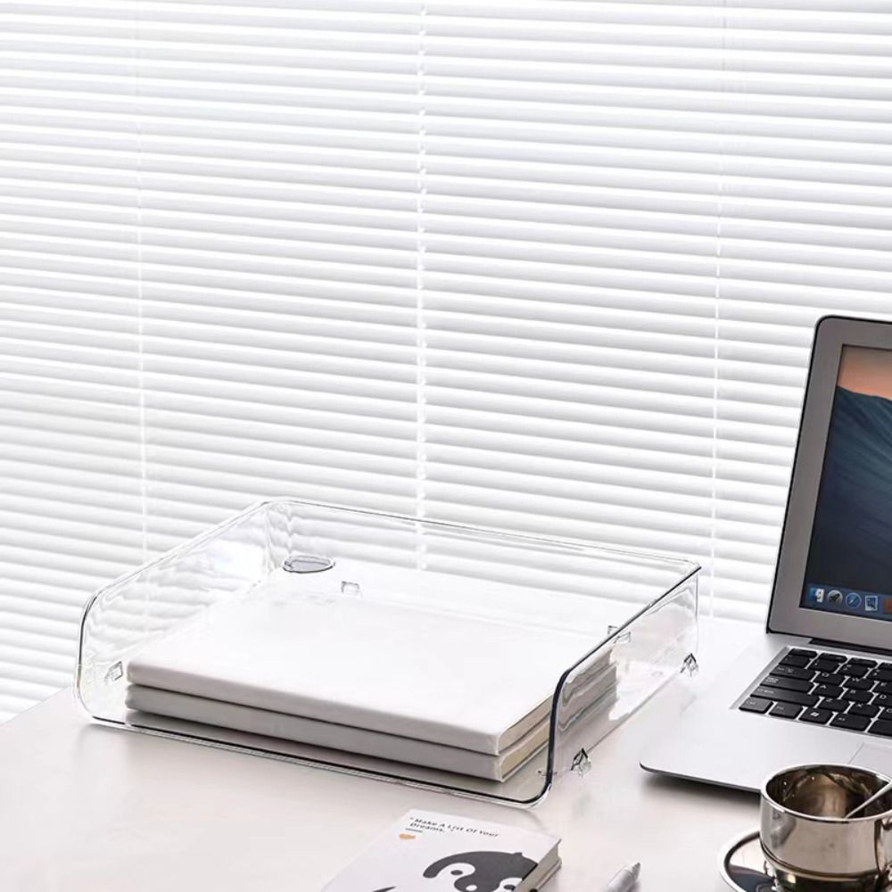 ถาดใส่เอกสารกระเป๋าผ้าแบบซ้อนก - Desktop Filing Tray บทวิจารณ์และราคา