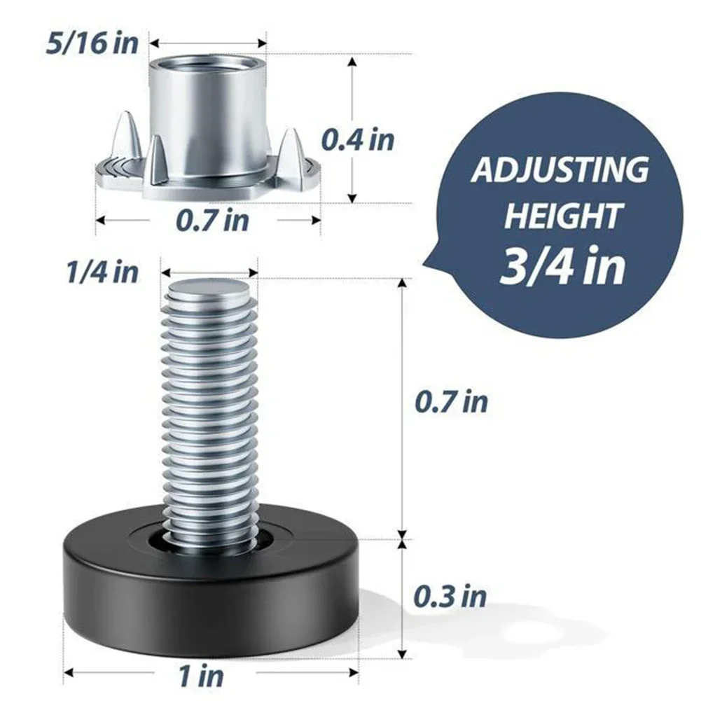 8PCS ปรับเฟอร์นิเจอร์ Leveling - Office Furniture And Desks บทวิจารณ์และราคา